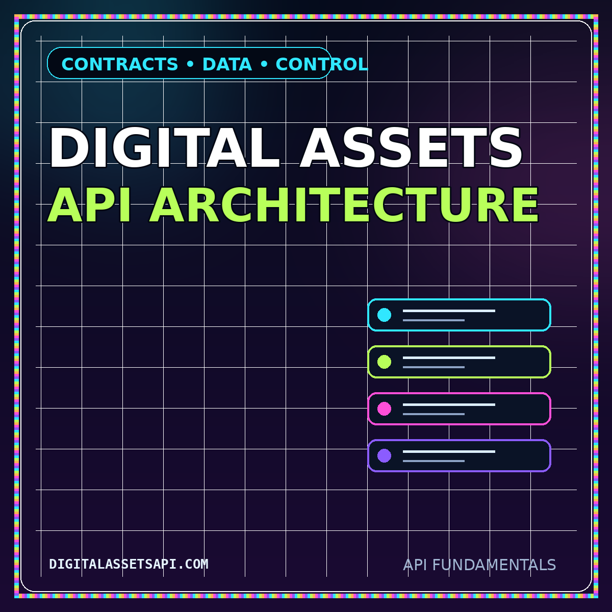 Digital Assets API Architecture featured graphic